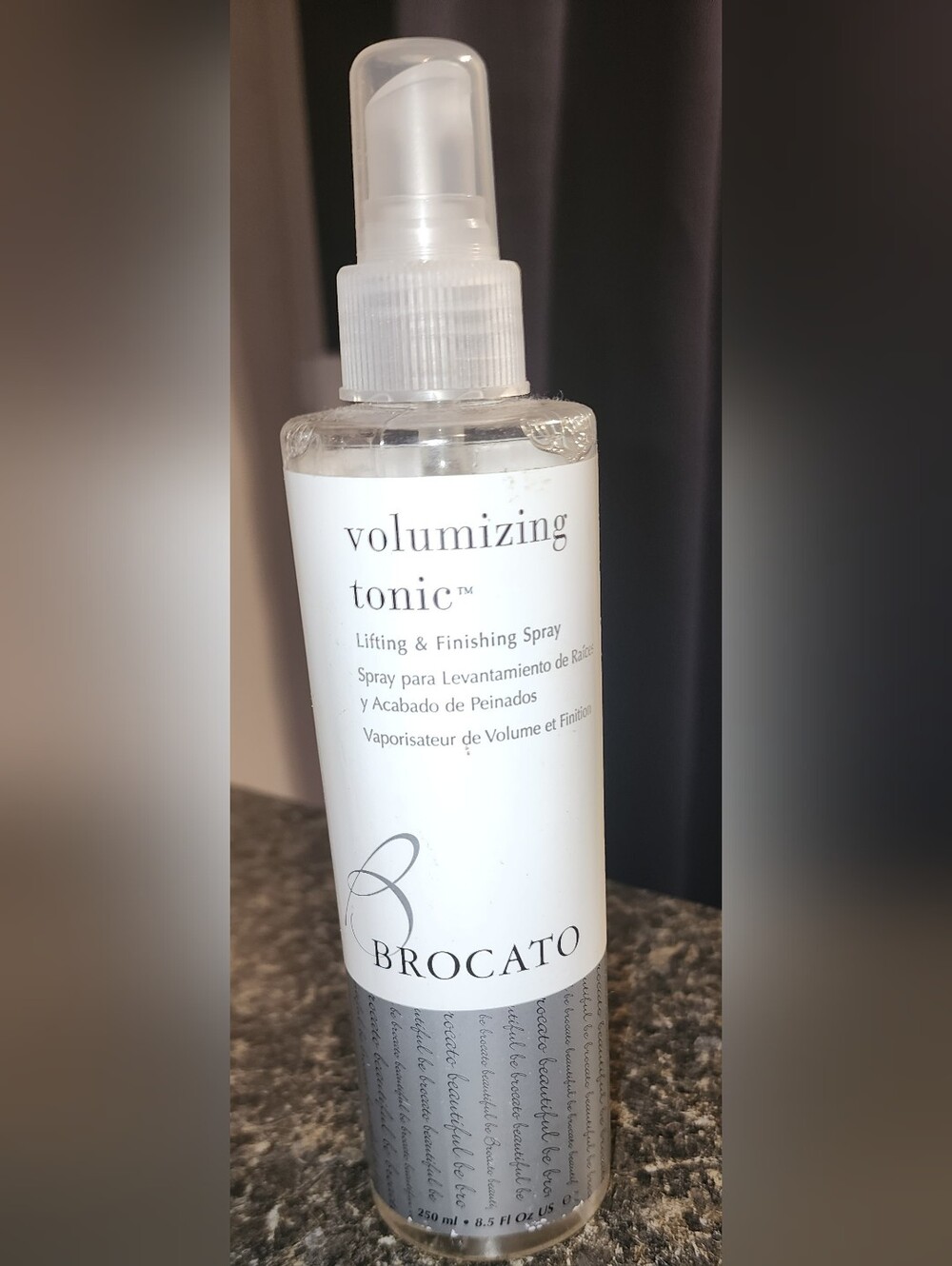 Brocato Volumizing Tonic Lifting & Finishing Spray 8.5 Oz New